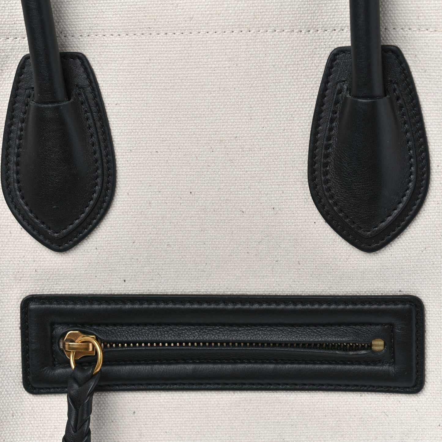 Cotton Canvas Medium Phantom Luggage White