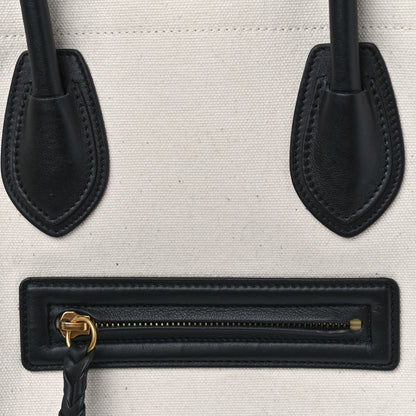 Celine Cotton Canvas Medium Phantom Luggage White 7 of 12