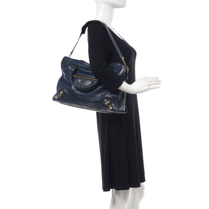 Balenciaga Agneau Giant 12 Gold Hardware City Bleu Obscur 3 of 12