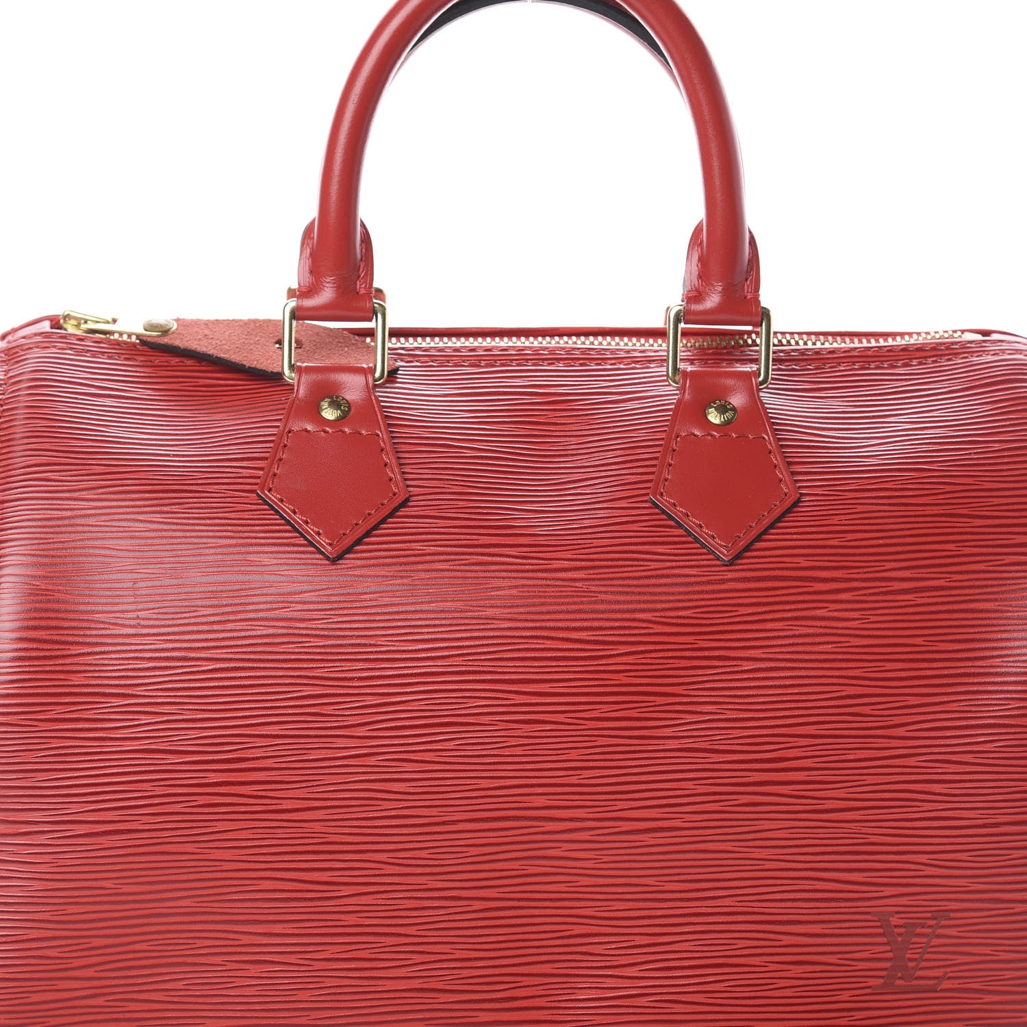 Louis Vuitton Epi Speedy 30 Castillan Red 8 of 8