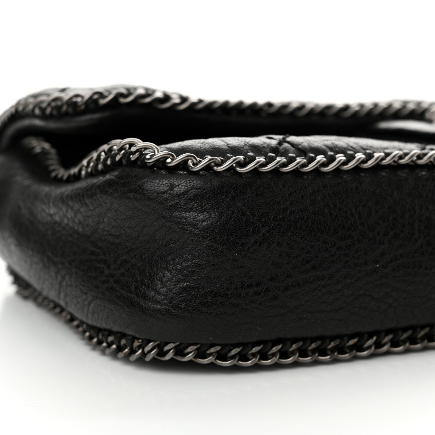 Chanel Distressed Lambskin Medium Leo Lion Flap Black 9 of 12