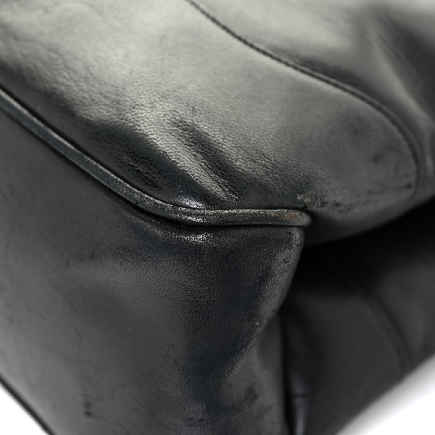 Lambskin CC Shopping Tote Black