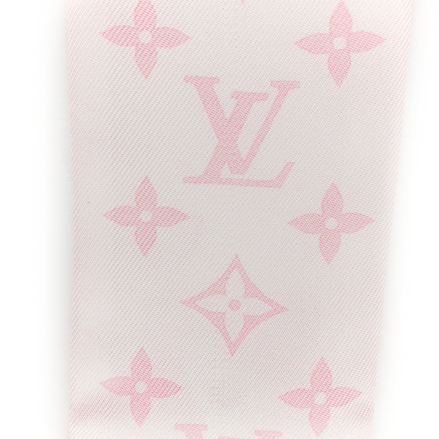 LV X TM Silk Monogram Cherry Blossom Bandeau White