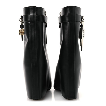 Givenchy Calfskin Shark Lock Ankle Boots 41 Black 6 of 15