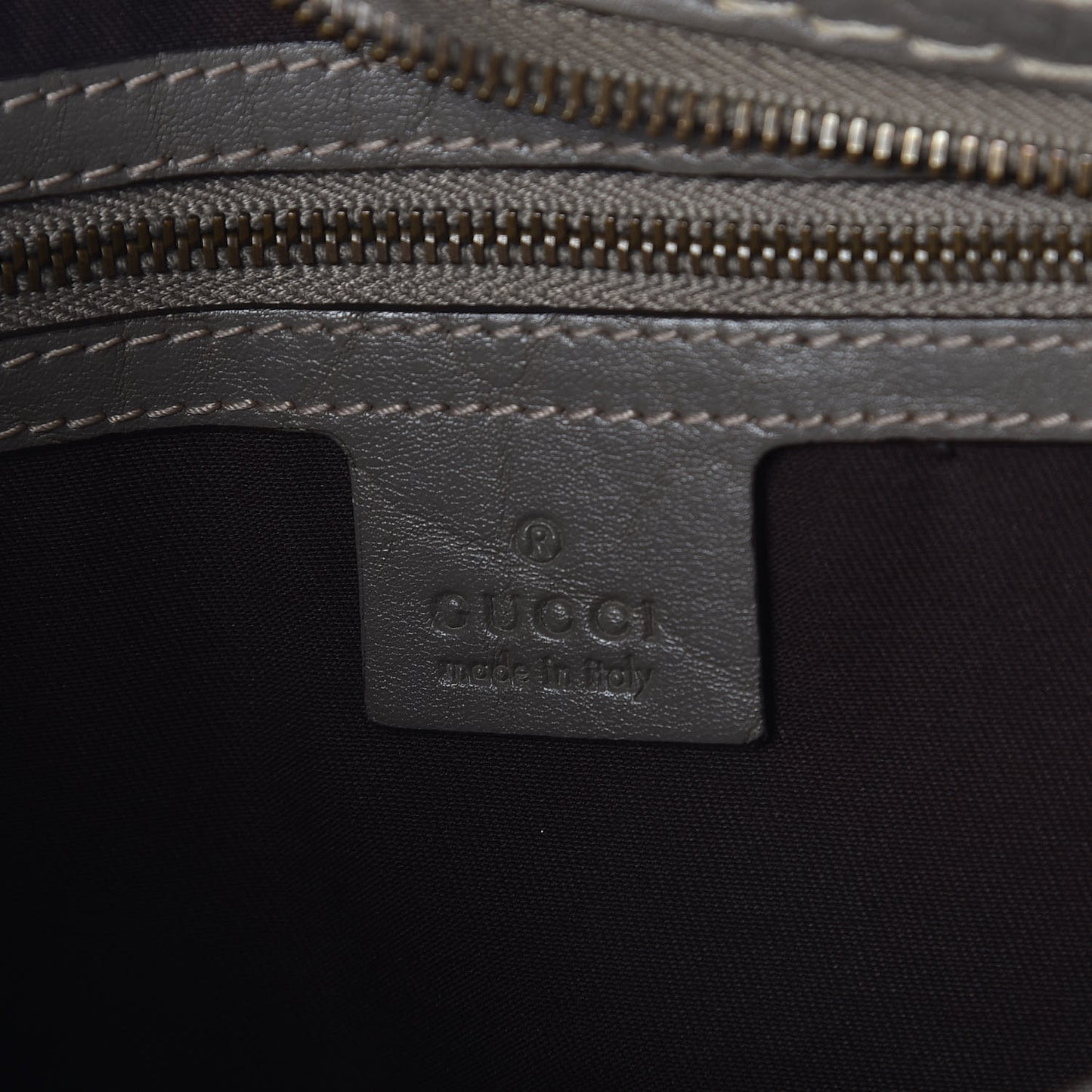 Monogram Medium Jockey Hobo Grey