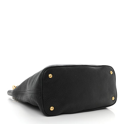 Prada Vitello Daino Hobo Black 3 of 10