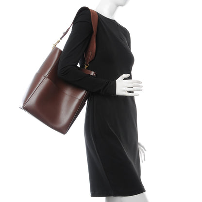 Celine Supersoft Calfskin Sangle Bucket Bag Burgundy 2 of 6