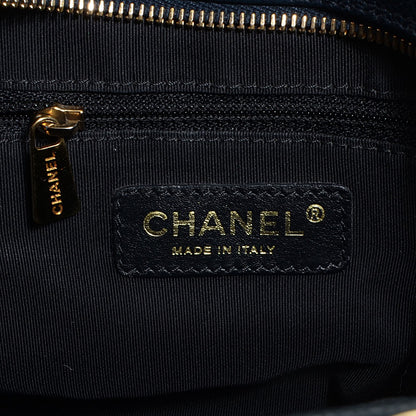 Chanel Caviar Quilted Petit Timeless Tote PTT Navy 6 of 7