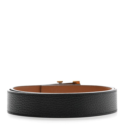 Louis Vuitton Calfskin 30mm LV Initiales Belt 75 30 Black 2 of 8