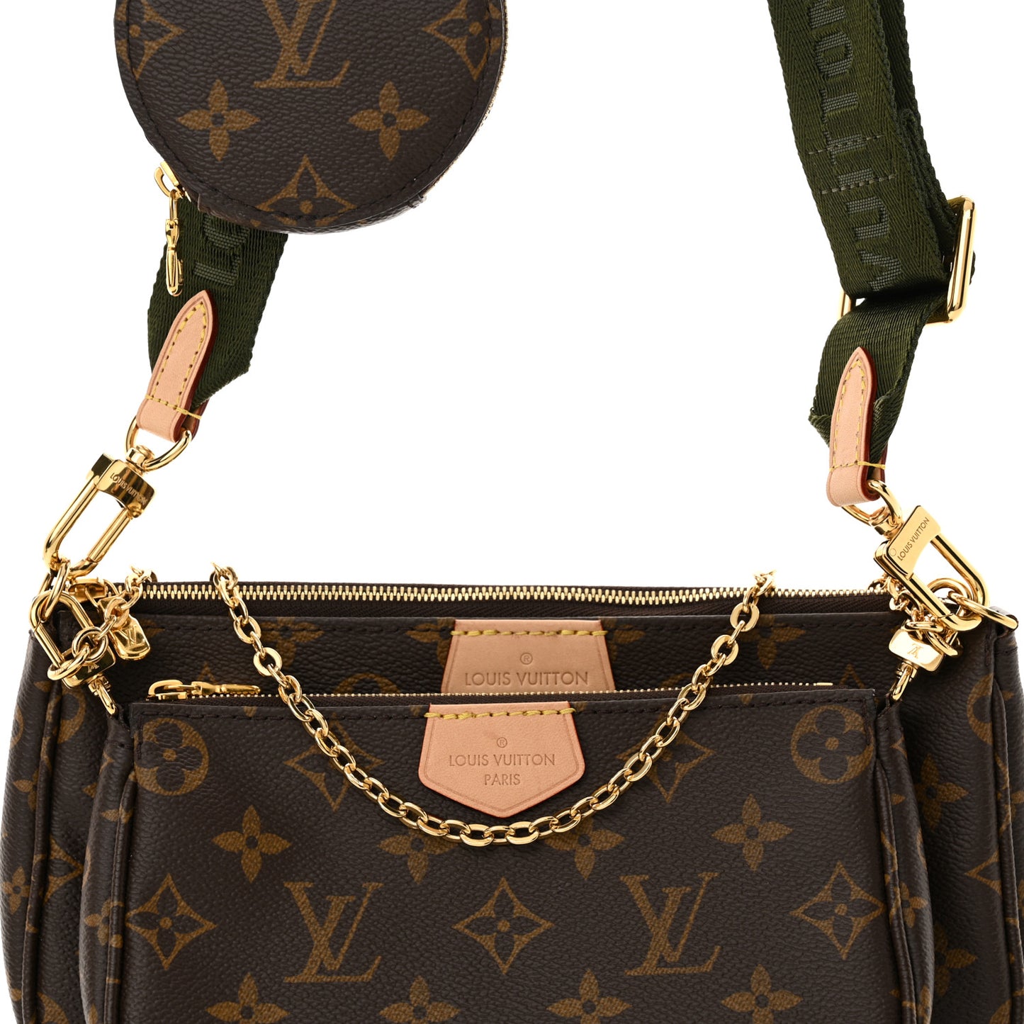 Monogram Multi Pochette Accessories Kaki