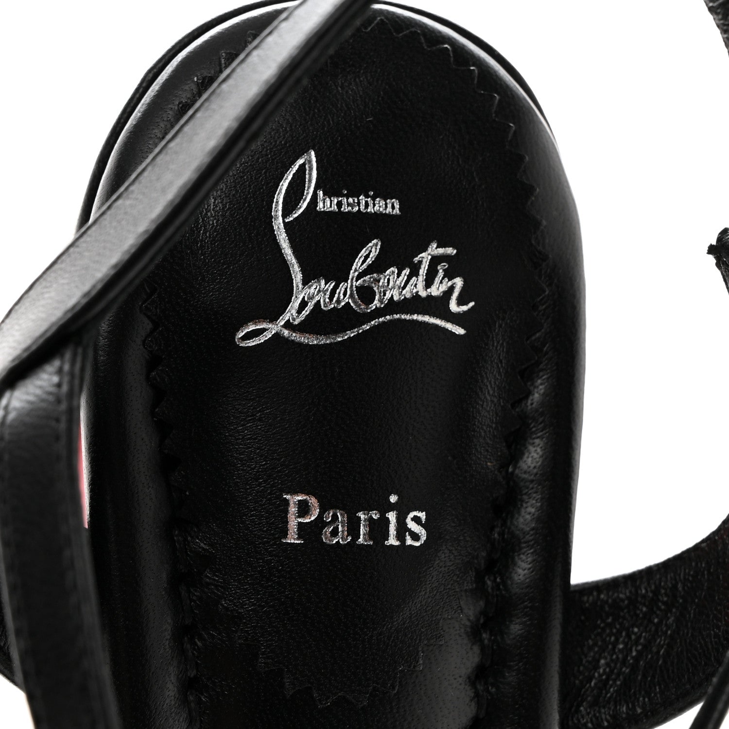 Christian Louboutin Nappa Miss Jane 55 Sandal Pumps 39.5 Black 6 of 8