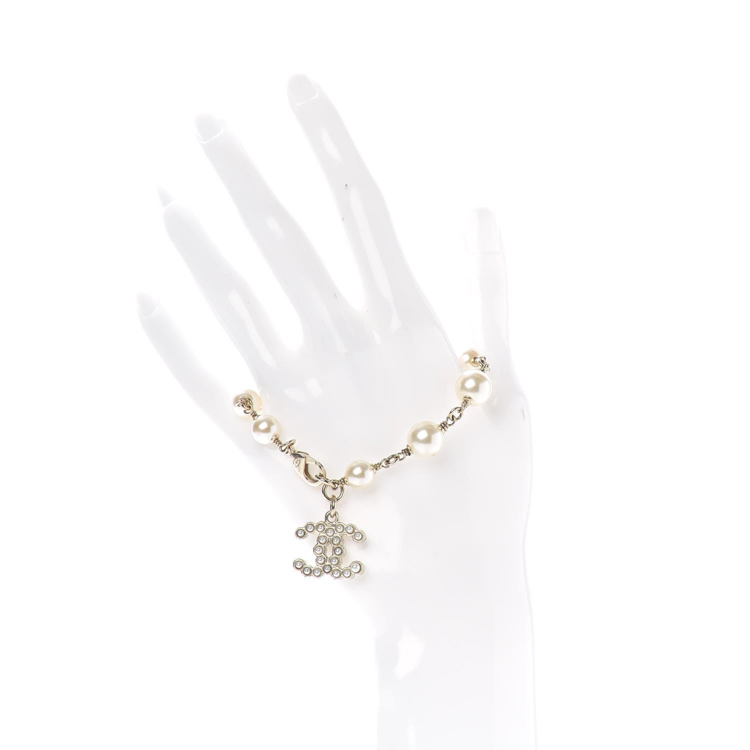 Chanel Pearl CC Bracelet Gold 2 of 4