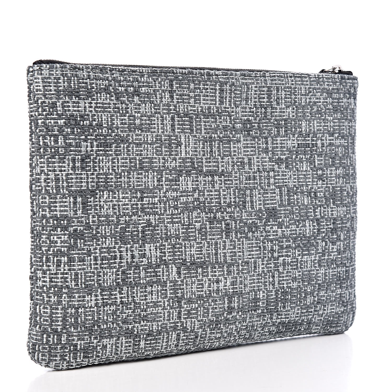 Chanel Canvas Small Deauville Pouch Charcoal 3 of 8