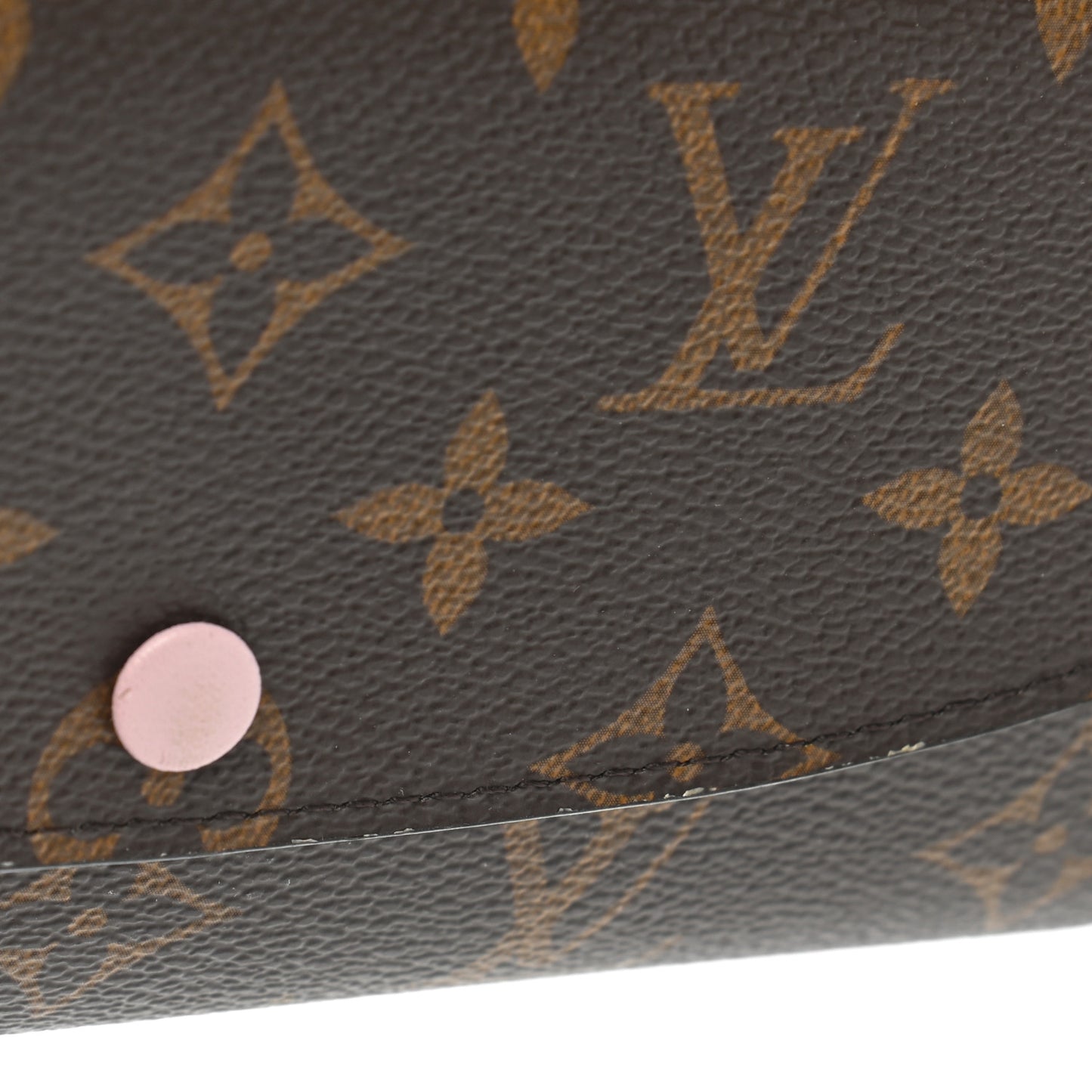 Monogram Emilie Wallet Rose Ballerine