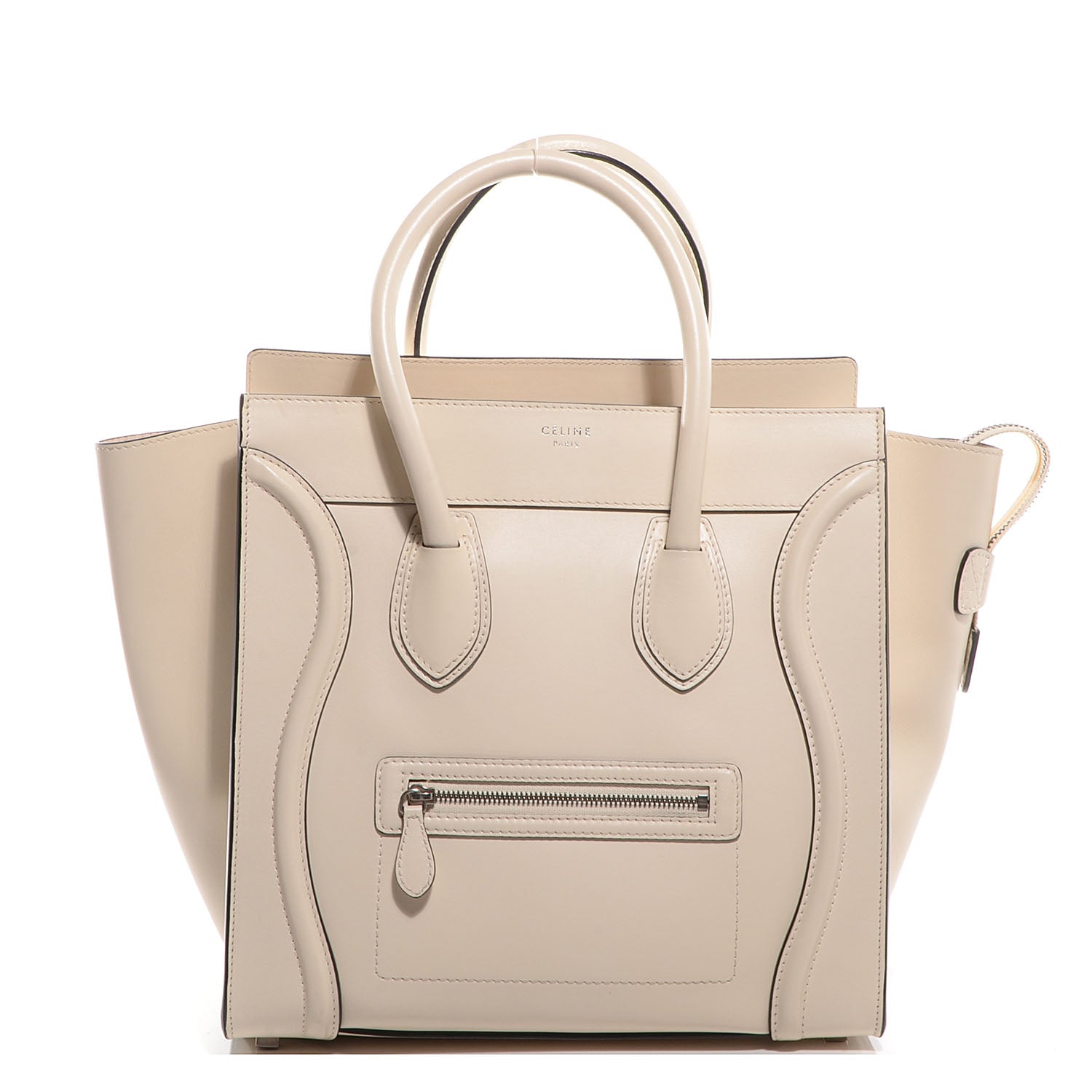Celine Palmelato Leather Mini Luggage Bag Ivory 1 of 8