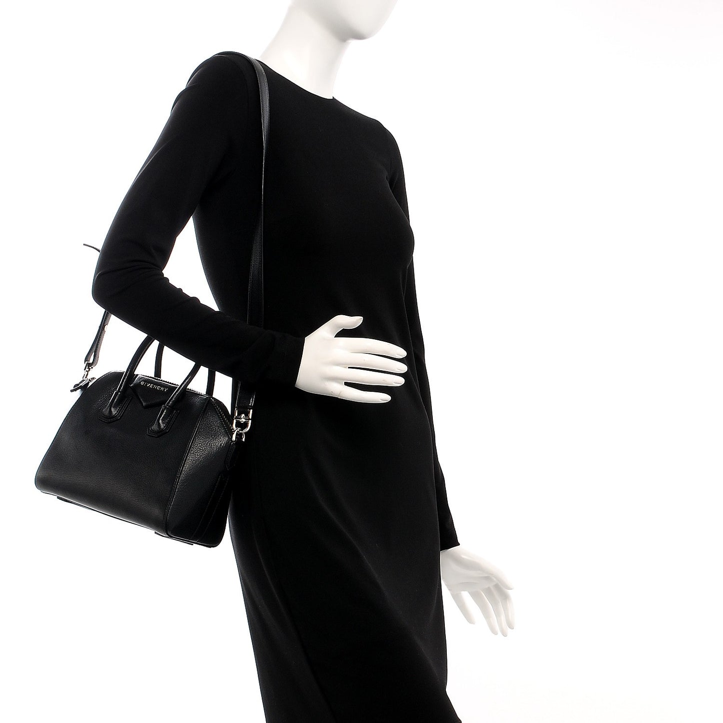 Sugar Goatskin Mini Antigona Black