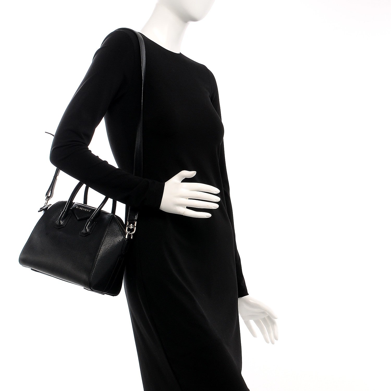Givenchy Sugar Goatskin Mini Antigona Black 2 of 13