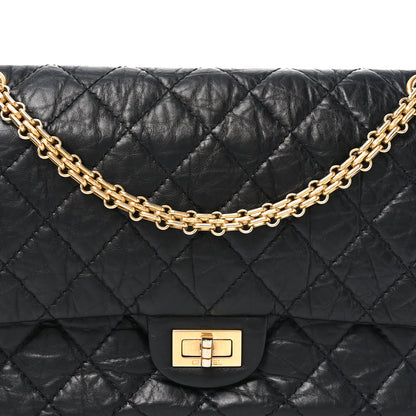 Chanel Aged Calfskin Quilted 2.55 Reissue 225 Flap Black 8 of 10