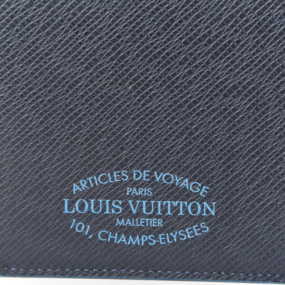 Louis Vuitton Taiga Articles De Voyage Multiple Wallet Blue Marine 6 of 8