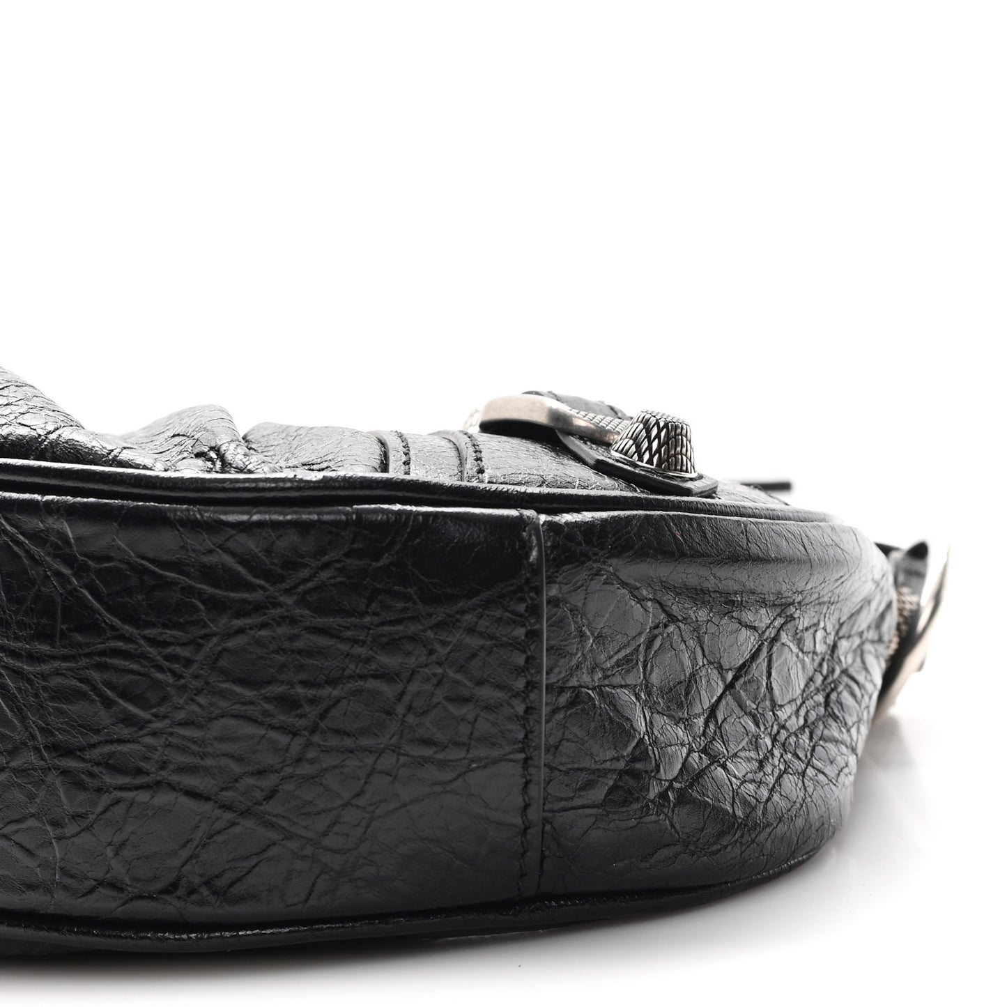 Agneau Arena Le Cagole Chain Shoulder Bag XS Black