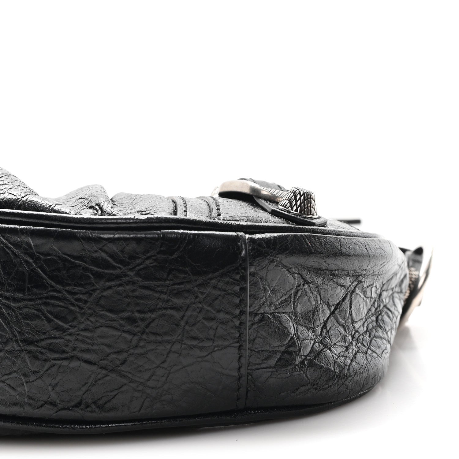 Balenciaga Agneau Arena Le Cagole Chain Shoulder Bag XS Black 11 of 11