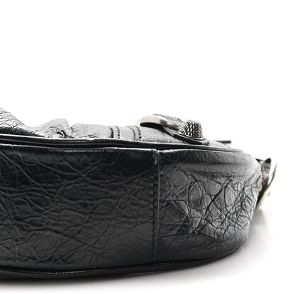 Balenciaga Agneau Arena Le Cagole Chain Shoulder Bag XS Black 11 of 11