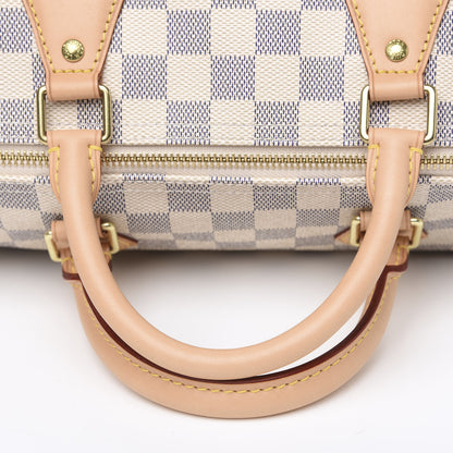 Louis Vuitton Damier Azur Speedy 30 7 of 9