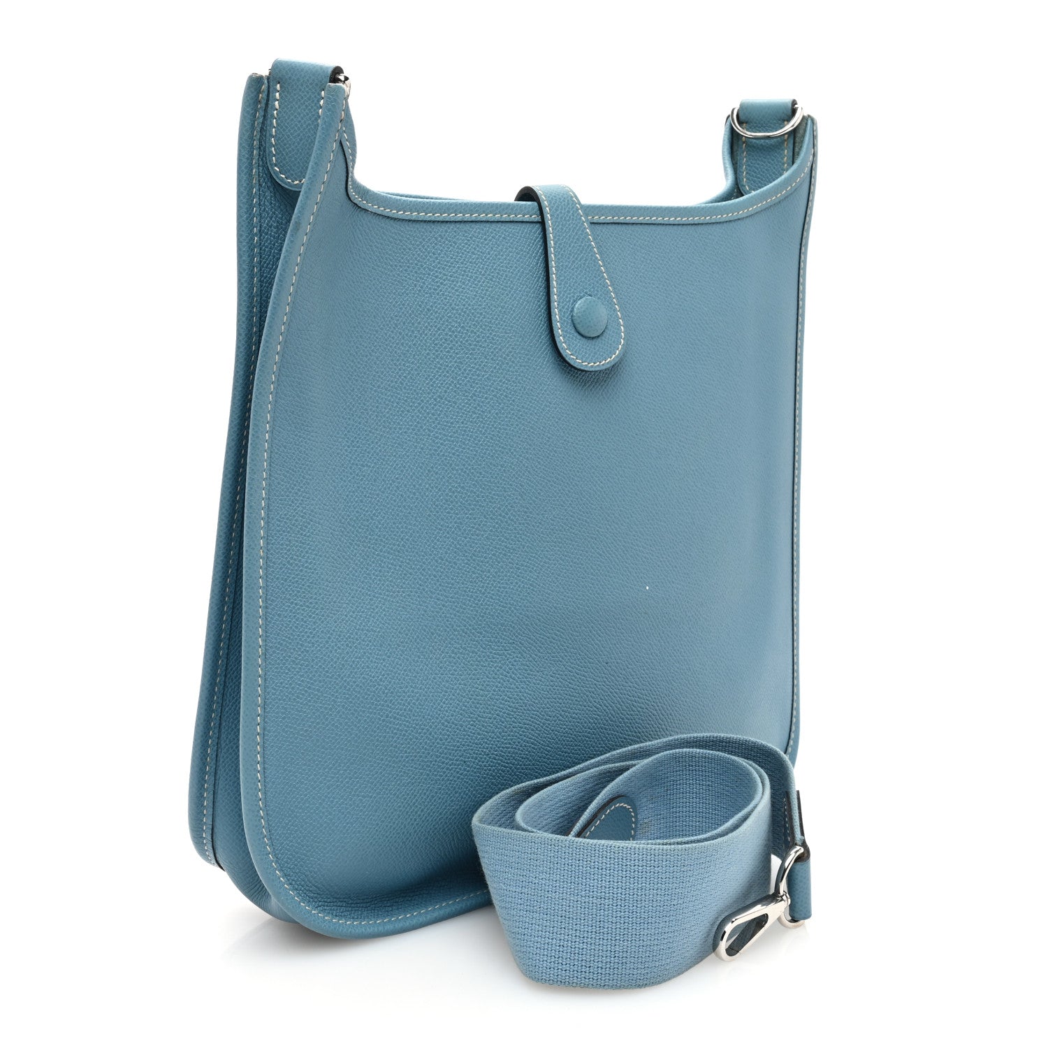 Hermes Epsom Evelyne PM Blue Jean 3 of 12