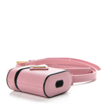 Prada Saffiano iPhone Airpods Case Pink 4 of 6