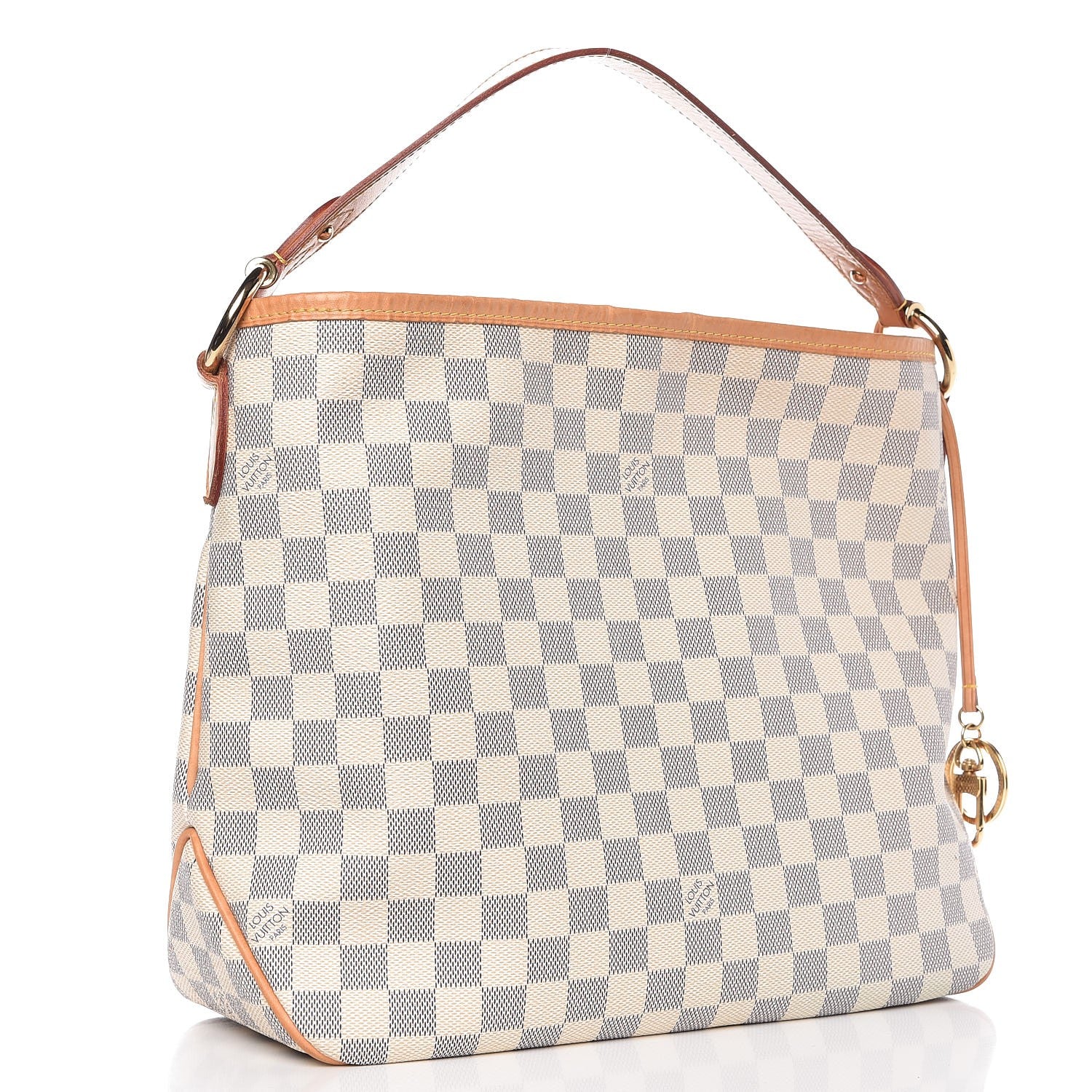 Louis Vuitton Damier Azur Delightful PM Rose Ballerine 3 of 12