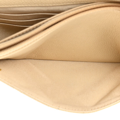 Chanel Caviar Quilted Wallet On Chain WOC Beige 7 of 17