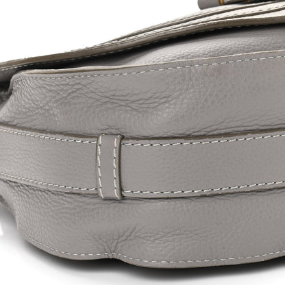 Chloe Calfskin Medium Marcie Round Crossbody Bag Cashmere Grey 10 of 14