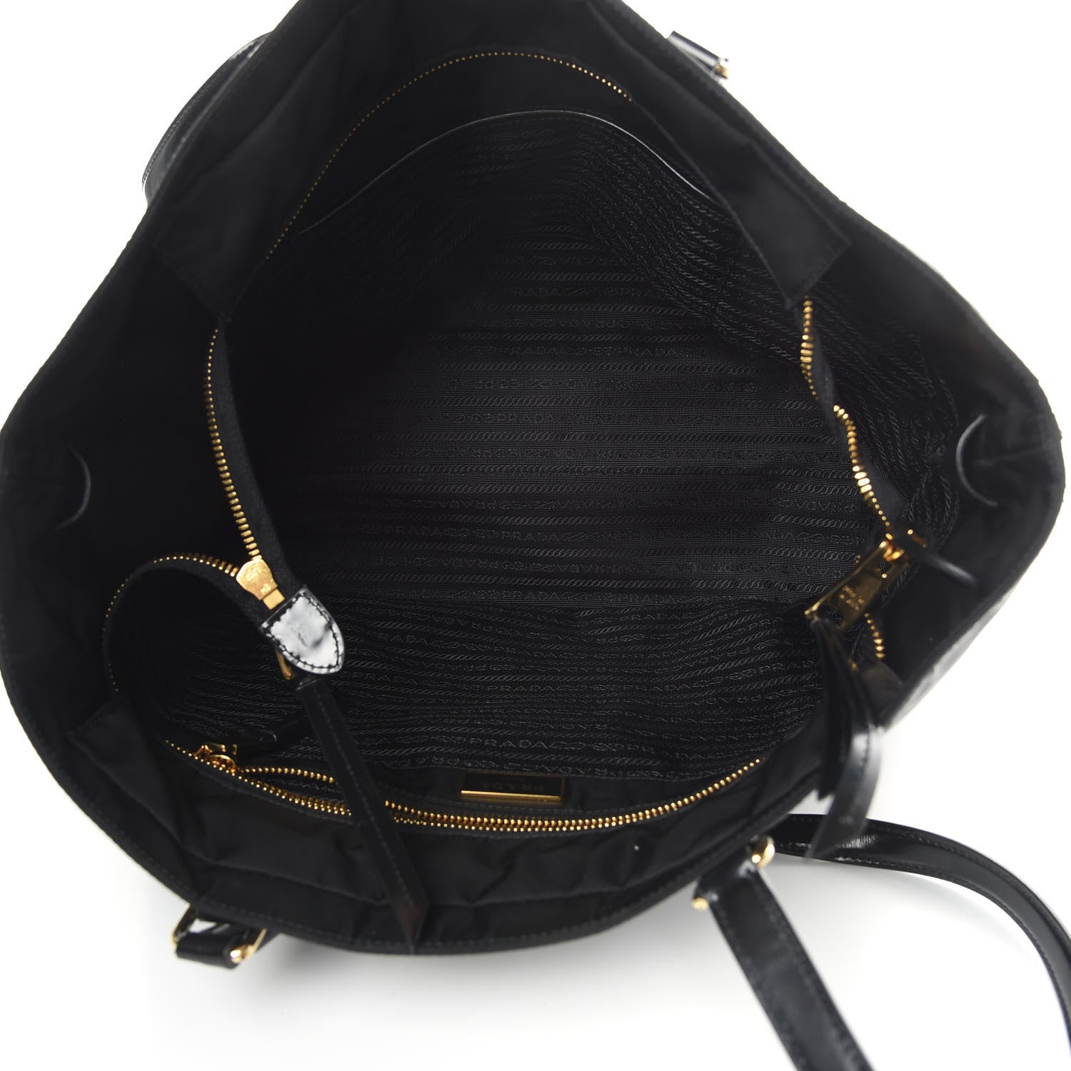 Prada Tessuto Nylon Tote Black 5 of 12