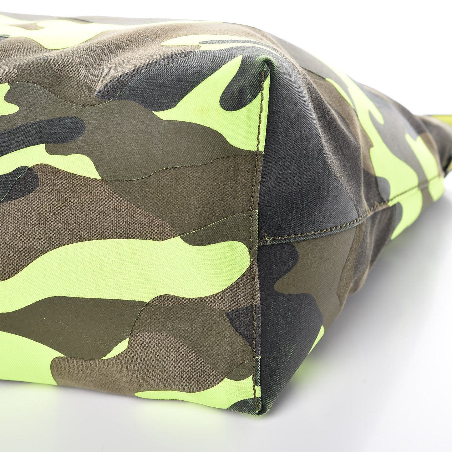Canvas Camouflage Rockstud Reversible Tote Multicolor