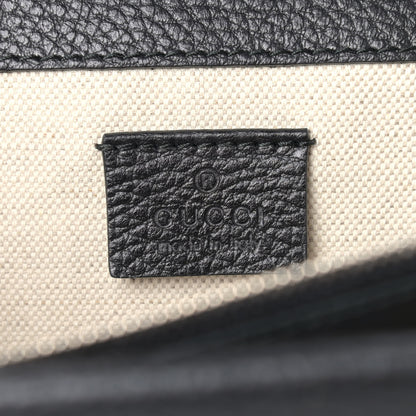 Gucci Pebbled Calfskin Small Dionysus Shoulder Bag Black 6 of 9
