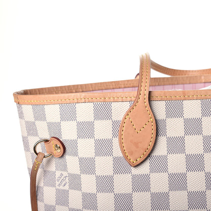 Louis Vuitton Damier Azur Neo Neverfull MM Rose Ballerine 18 of 20