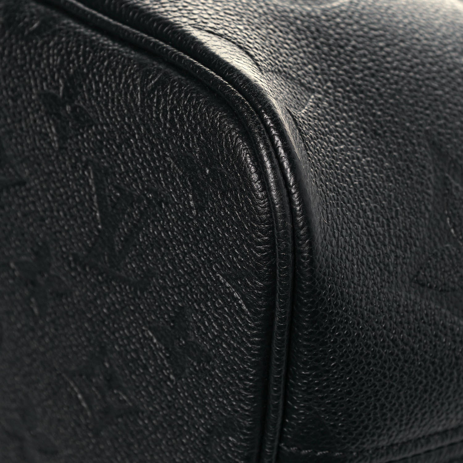 Louis Vuitton Empreinte Monogram Giant Neverfull MM Black 9 of 12