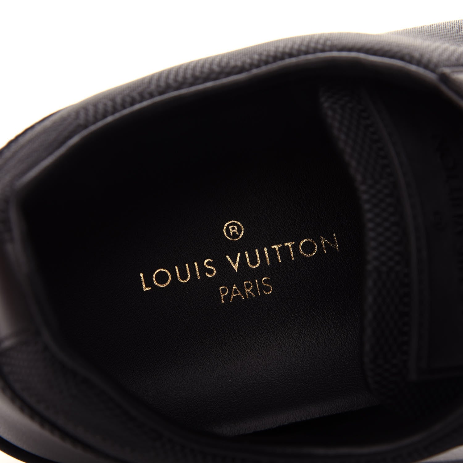 Louis Vuitton Calfskin Nylon Damier Offshore Sneakers 7 Black 8 of 11