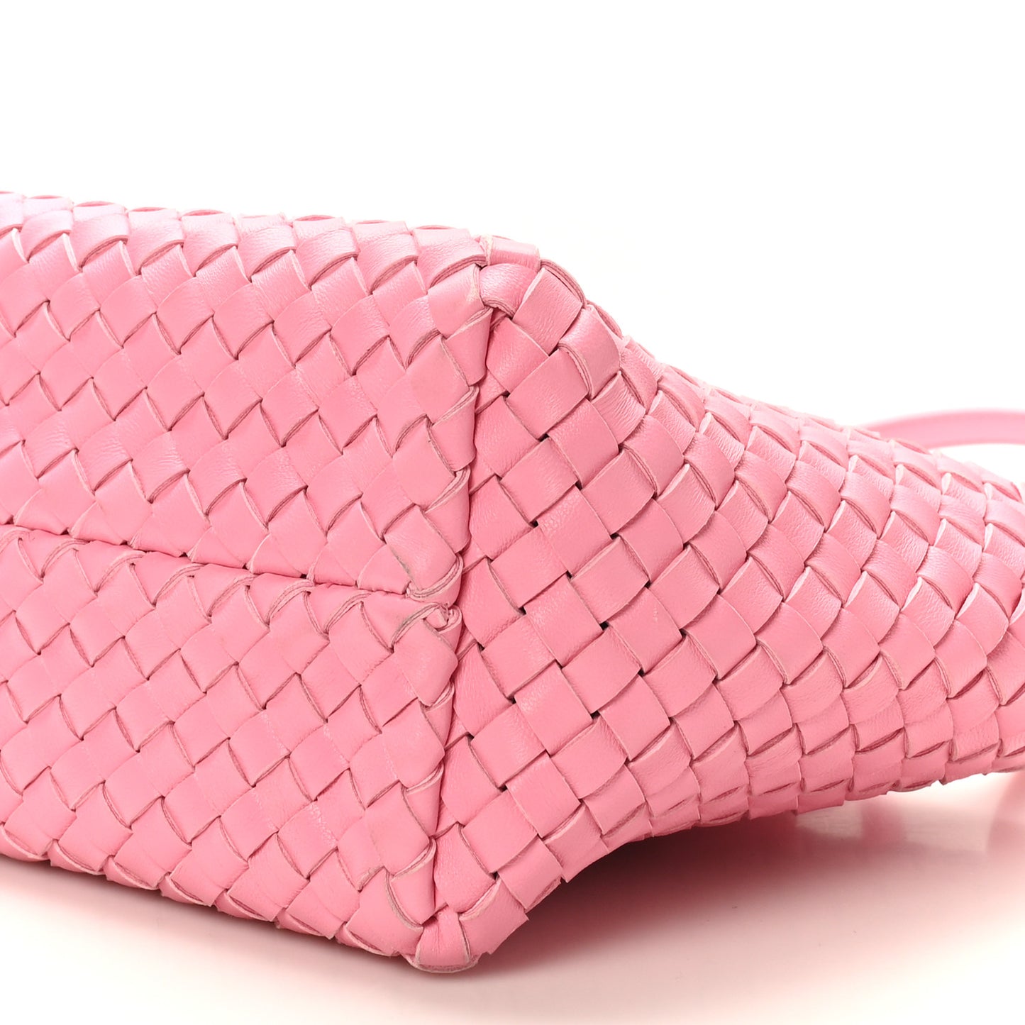 Nappa Intrecciato Mini Cabat Ribbon