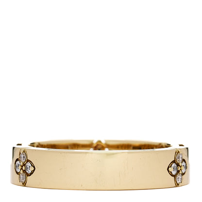 Roberto Coin 18K Yellow Gold Diamond Narrow Love in Verona Band Ring 53 6.5 3 of 5