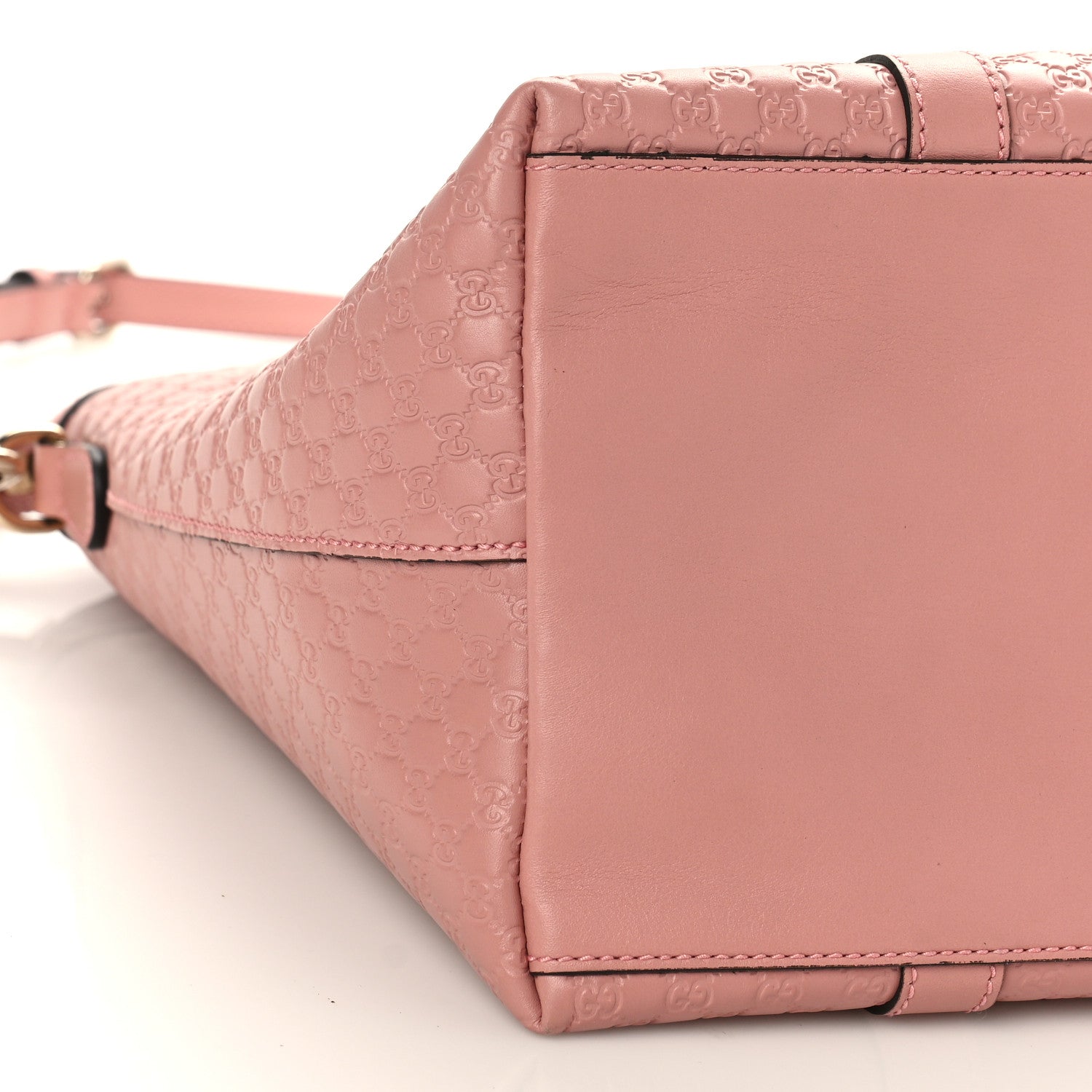 Gucci Soft Microguccissima Large Dome Satchel Soft Pink 8 of 10