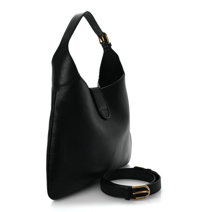 Gucci Goatskin Large Aphrodite Shoulder Bag Black 3 of 11