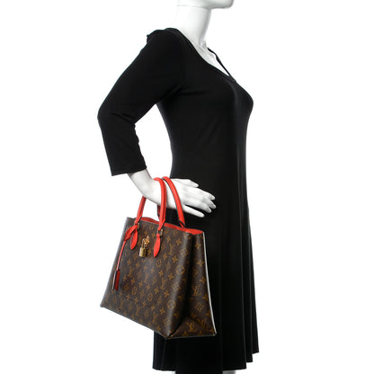 Louis Vuitton Monogram Flower Tote Coquelicot 3 of 15