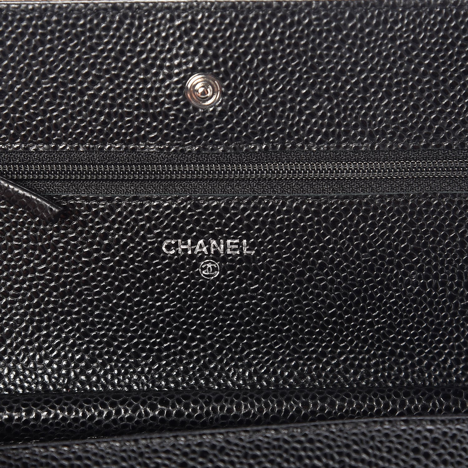 Chanel Caviar Quilted Wallet On Chain WOC Black 6 of 9