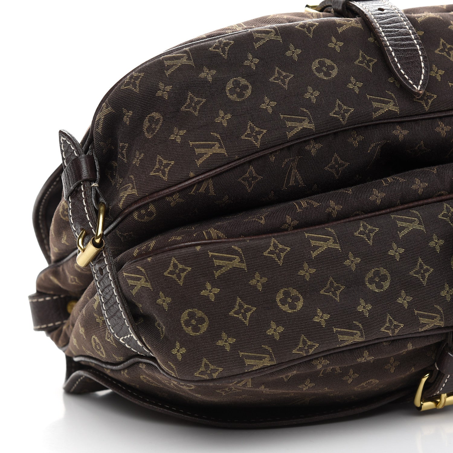 Louis Vuitton Monogram Mini Lin Saumur Ebene 7 of 12