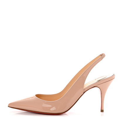 Christian Louboutin Patent Clare Sling 80 Pumps 36.5 Antoinette 1 of 8