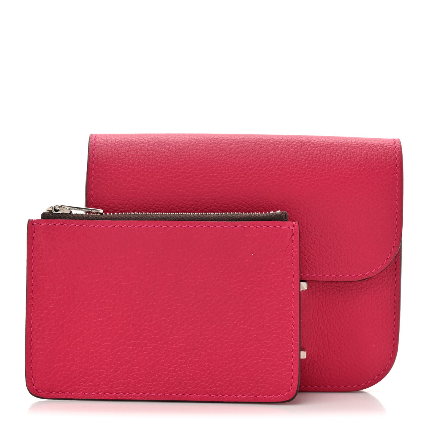 Evercolor Verso Constance Slim Wallet Framboise Rouge Sellier