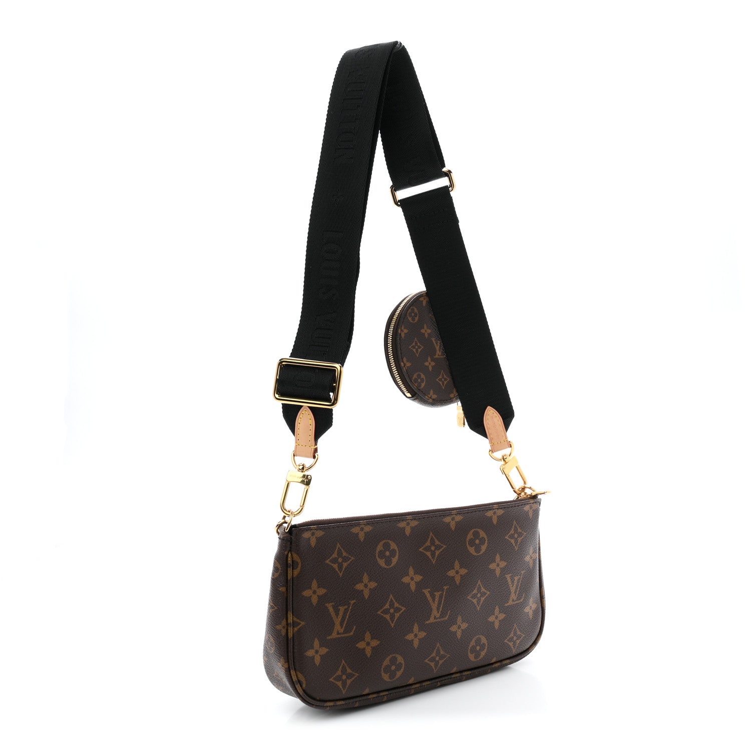 Louis Vuitton Monogram Multi Pochette Accessories Black 3 of 10