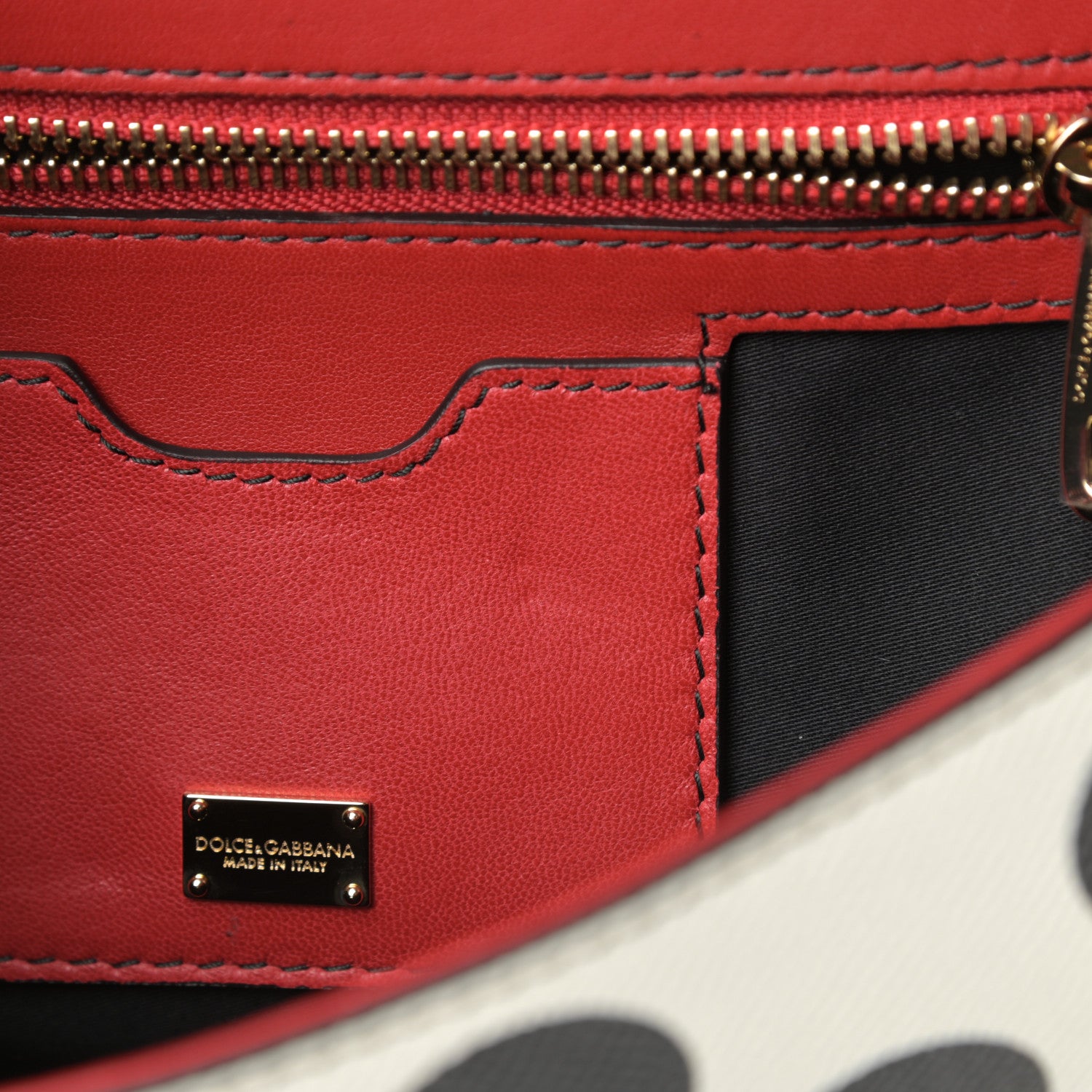 Dolce & Gabbana Dauphine Lambskin Embroidered Laser Cut Polka Dot Medium Miss Sicily Satchel Multicolor 11 of 11