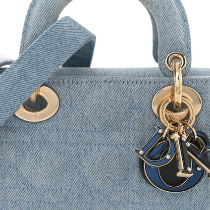 Christian Dior Denim Macrocannage Lady D-Joy Blue 8 of 10
